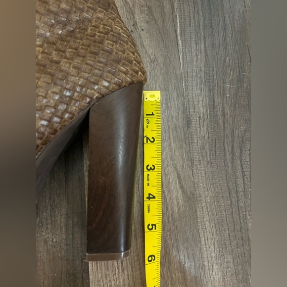 Vintage Lace Up Booties with Block Heel Platform Size 6.5 - Picture 13 of 13